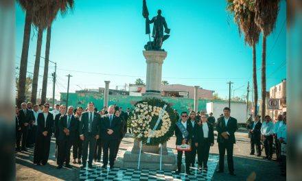 MIGUEL ÁNGEL SALAZAR ENCABEZA CONMEMORACIÓN DEL NATALICIO DE BENITO JUÁREZ EN MONTEMORELOS