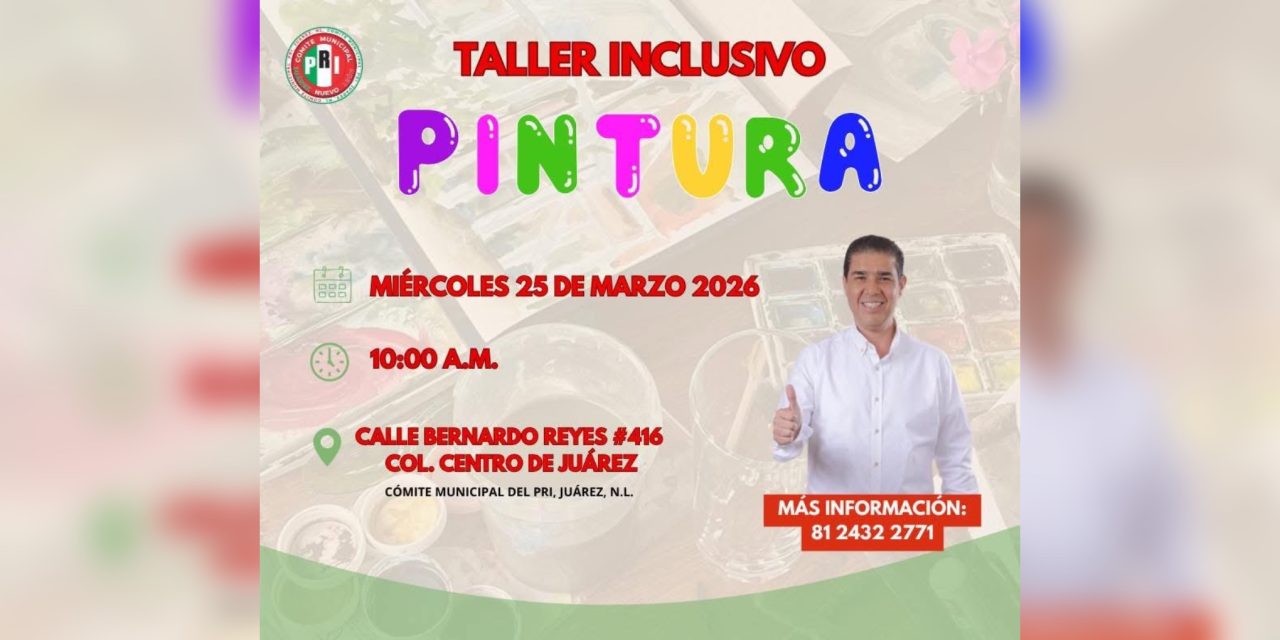 PACO TREVIÑO PROMUEVE LA INCLUSIÓN A TRAVÉS DEL ARTE EN EL MUNICIPIO DE JUÁREZ