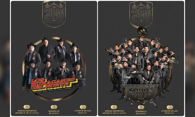 RAÚL CANTÚ PREPARA FIESTA HISTÓRICA CON HURACANES DEL NORTE Y BANDA MS POR LOS 200 AÑOS DE SALINAS VICTORIA