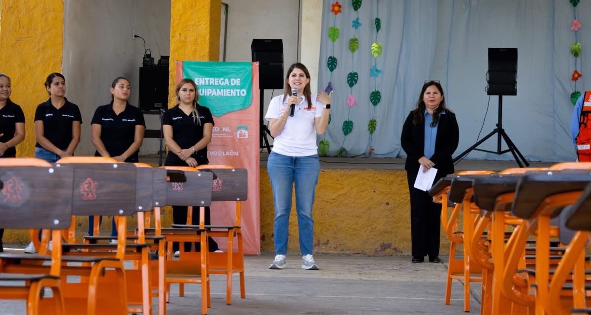MELISA PEÑA IMPULSA LA EDUCACIÓN EN HIDALGO Y BUSTAMANTE CON ENTREGA DE APOYOS Y NUEVA INFRAESTRUCTURA