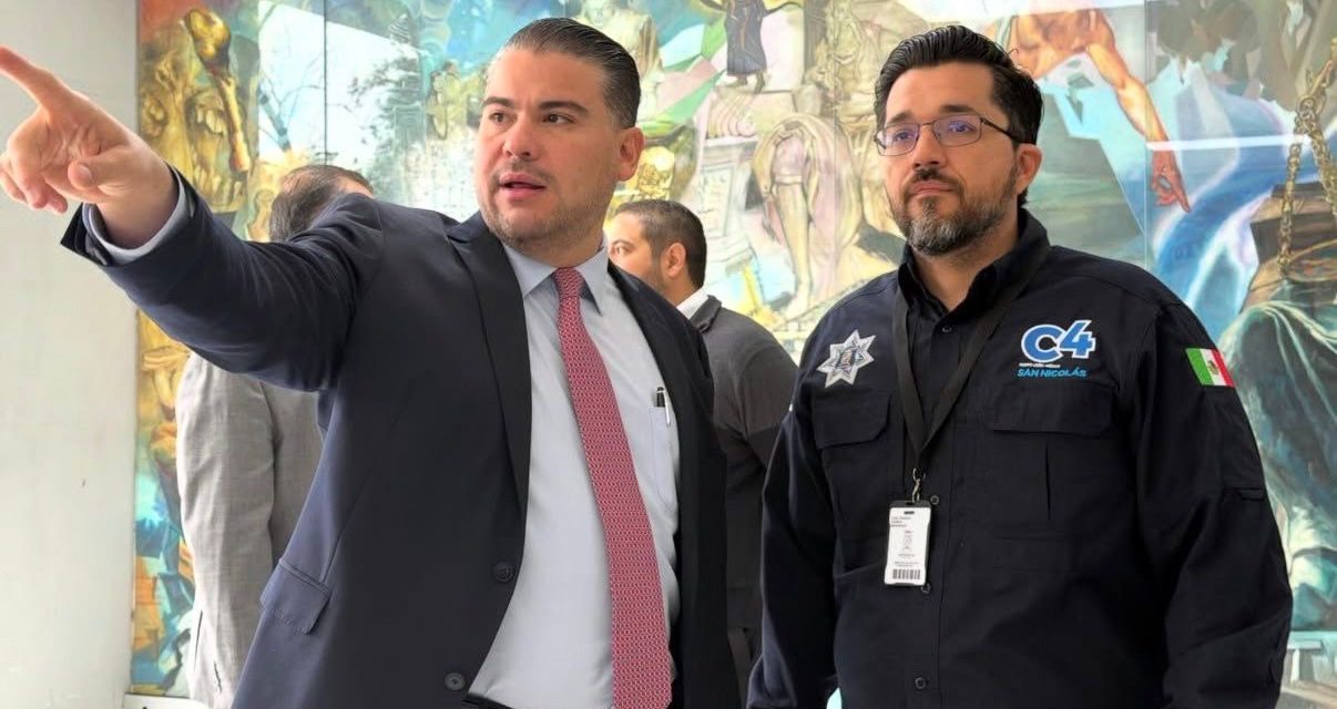 DAVID CASTILLO FORTALECE VÍNCULOS EN SEGURIDAD CON C4 DE SAN NICOLÁS