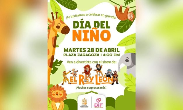 DAVID SÁNCHEZ PREPARA FESTEJO DEL DÍA DEL NIÑO EN GENERAL TERÁN CON SHOW DE EL REY LEÓN
