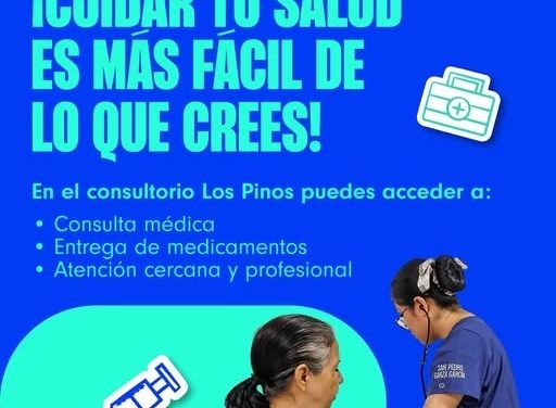 MAURICIO FARAH IMPULSA ATENCIÓN MÉDICA CERCANA CON SERVICIOS EN CONSULTORIO LOS PINOS