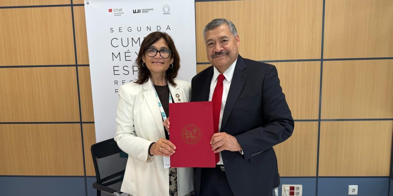 SANTOS GUZMÁN FORTALECE ALIANZAS INTERNACIONALES EN CUMBRE DE RECTORES MÉXICO-ESPAÑA