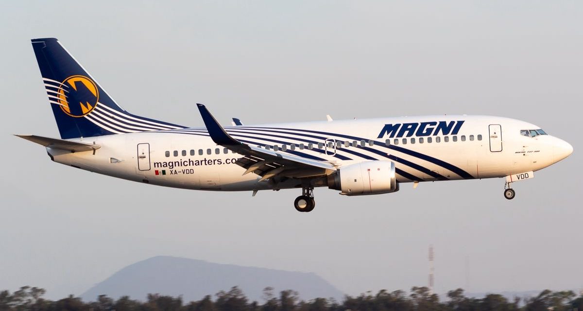 MAGNICHARTERS SUSPENDE VUELOS POR DOS SEMANAS ANTE PROBLEMAS LOGÍSTICOS