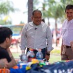 ANDRÉS MIJES REÚNE A CIENTOS DE FAMILIAS EN FESTEJO DEL DÍA DEL NIÑO EN DIVERTIPARQUE