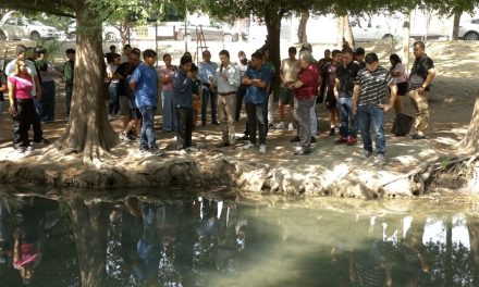 ANDRÉS MIJES PROMUEVE VISITA Y CUIDADO DEL OJO DE AGUA EN ESCOBEDO