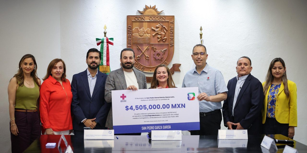 MAURICIO FARAH REFUERZA ATENCIÓN DE EMERGENCIAS CON MILLONARIO APOYO A CRUZ ROJA EN SAN PEDRO