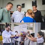 DAVID DE LA PEÑA RECORRE ESCUELAS, IMPULSA CAUSA INFANTIL Y RESPALDA NUEVOS NEGOCIOS EN SANTIAGO