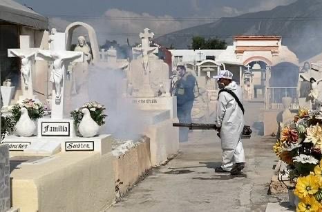 GESTIONA JESÚS NAVA LIMPIEZA Y VIGILANCIA EN PANTEONES ANTE ALTA AFLUENCIA POR EL DÍA DE LAS MADRES