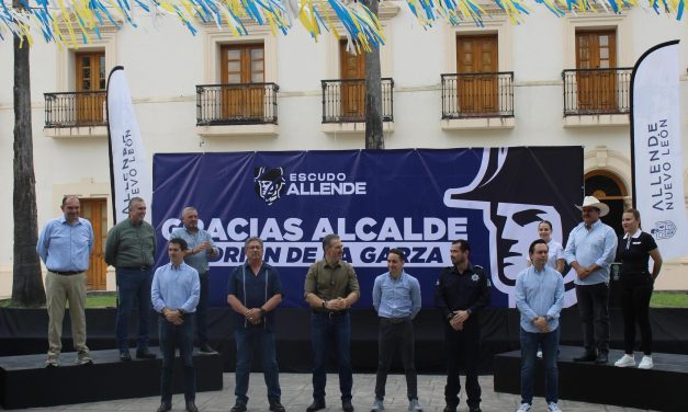 JAVIER CABALLERO DESTACA ENTREGA DE PATRULLAS PARA REFORZAR LA SEGURIDAD EN NUEVO LEÓN