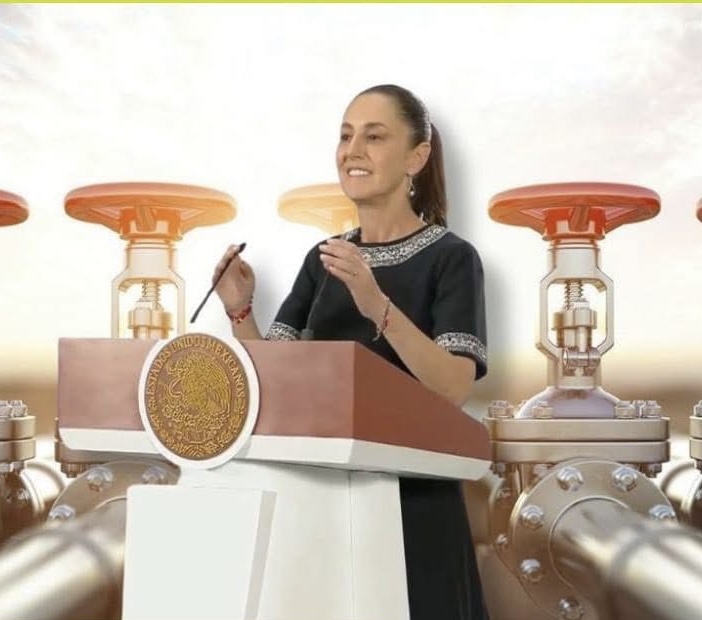 CLAUDIA SHEINBAUM ANUNCIA INVERSIÓN MILLONARIA PARA FORTALECER RED DE GAS NATURAL