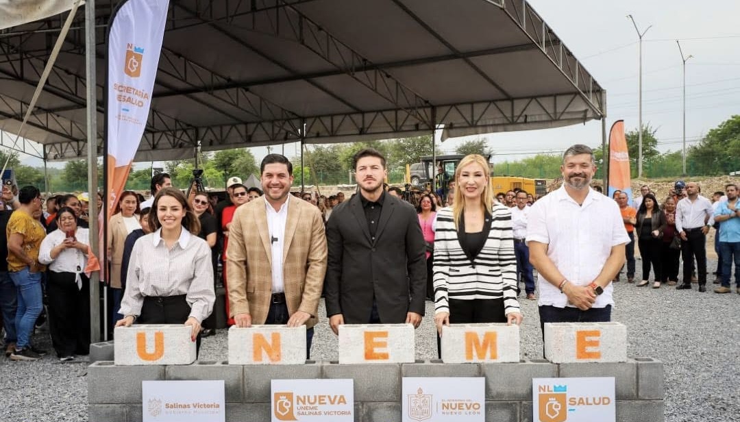 RAÚL CANTÚ ARRANCA JUNTO CON AUTORIDADES ESTATALES LA CONSTRUCCIÓN DE LA NUEVA UNEME EN SALINAS VICTORIA