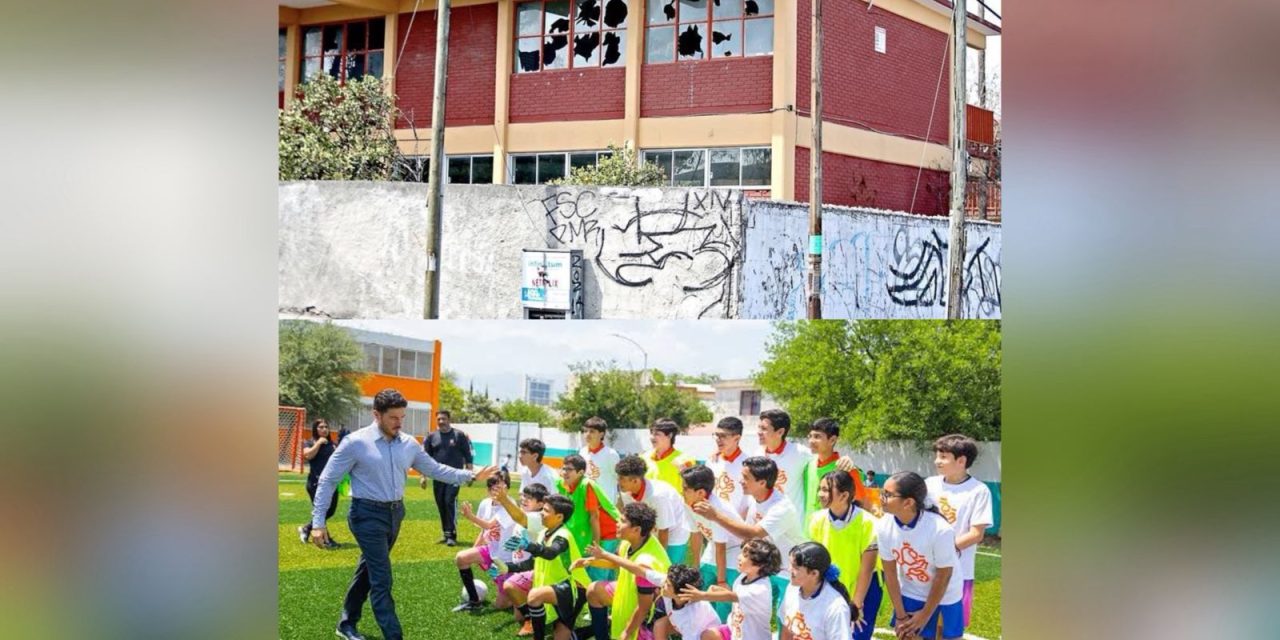 CANCHAS DE LUJO PARA EL MUNDIAL, AULAS EN RUINAS PARA LOS NIÑOS: EL MAGISTERIO EXIGE A SAMUEL GARCÍA INVERSIÓN REAL EN ESCUELAS