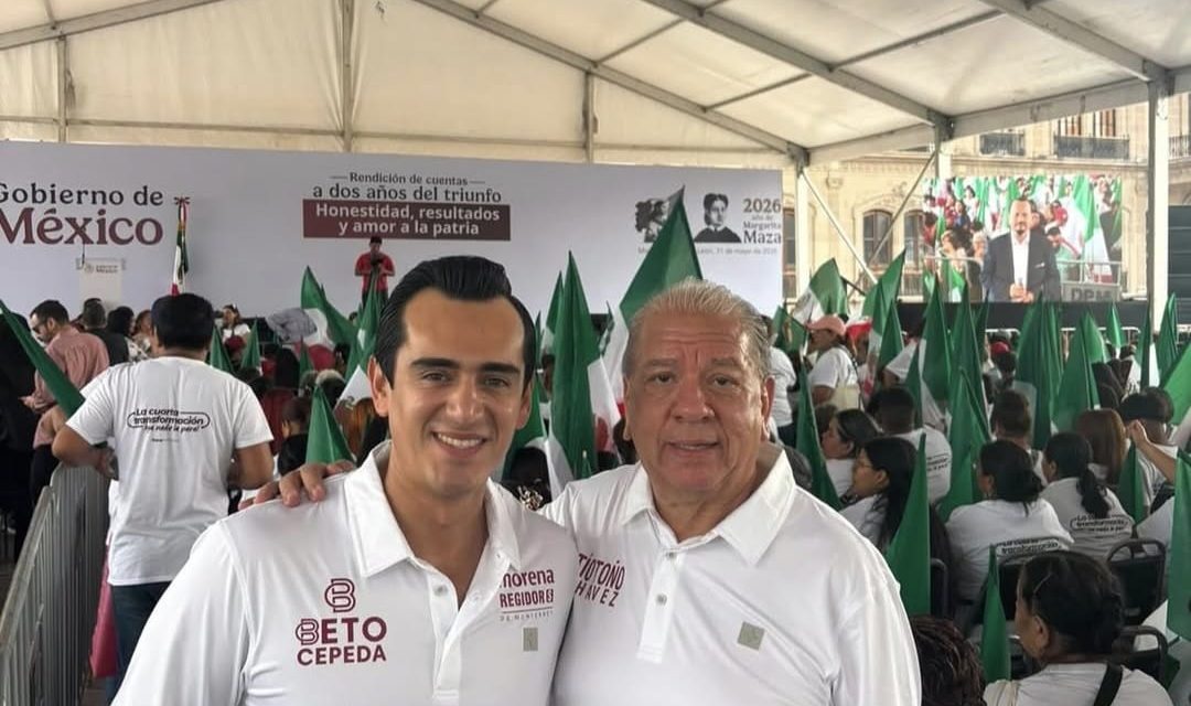 TÍO TOÑO SE HACE PRESENTE Y RESPALDA RENDICIÓN DE CUENTAS DE CLAUDIA SHEINBAUM