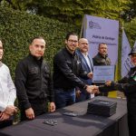 DAVID DE LA PEÑA REFUERZA SEGURIDAD EN SANTIAGO CON 10 NUEVOS POLICÍAS ANTE RETO MUNDIALISTA