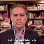 AURELIO NUÑO EX SECRETARIO DE EDUCACIÓN CON PEÑA NIETO, CRÍTICA RECORTE A CLASES POR PARTE DE LA SEP MORENISTA