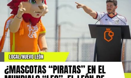 ¿MASCOTAS “PIRATAS” EN EL MUNDIAL? “LEO”, EL LEÓN DE SAMUEL GARCÍA, DESATA POLÉMICA POR LA PROMOCIÓN OFICIAL