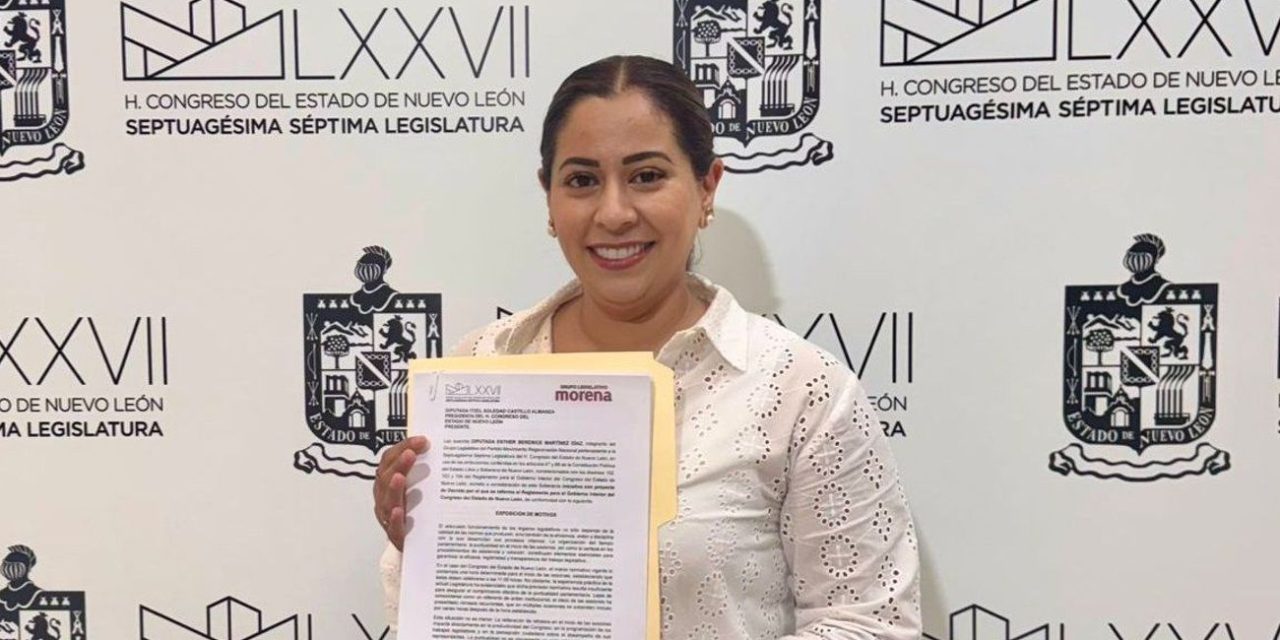 BERE MARTÍNEZ PLANTEA ADELANTAR SESIONES DEL CONGRESO PARA EVITAR EL CAOS VIAL