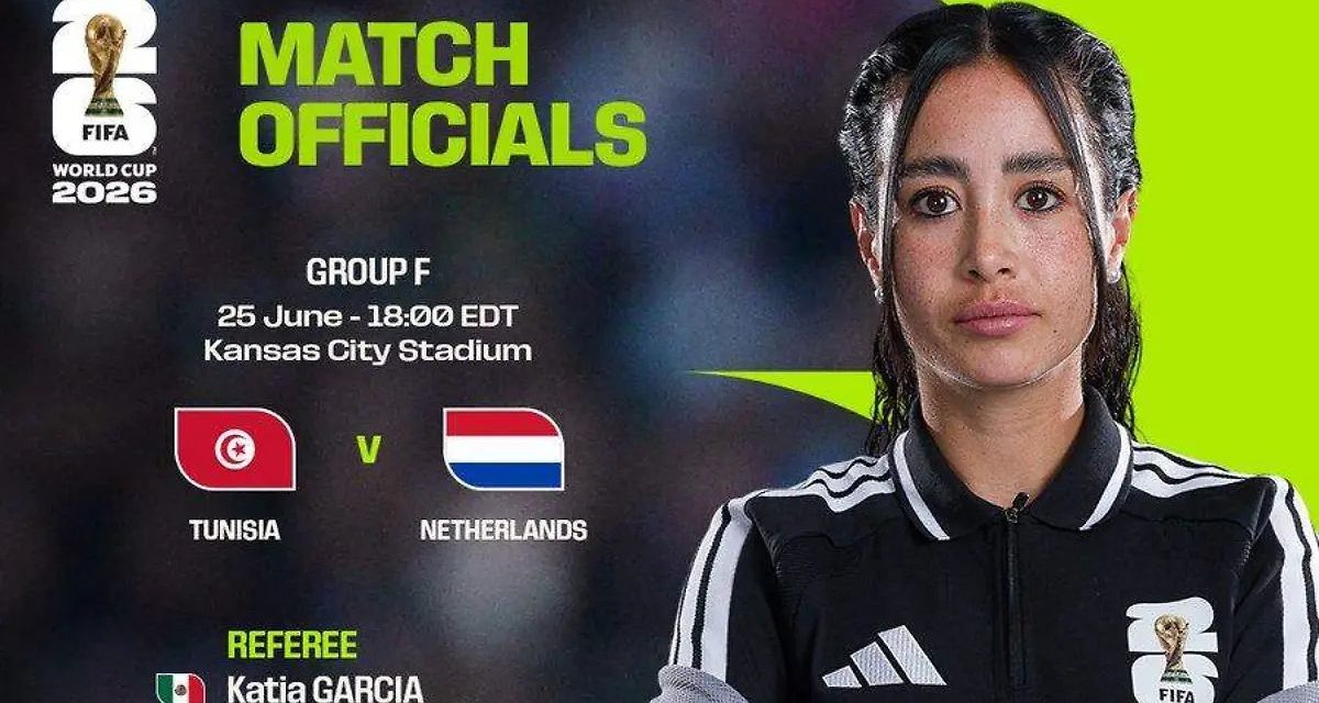 KATIA ITZEL HARÁ HISTORIA COMO LA PRIMERA MEXICANA EN ARBITRAR UN MUNDIAL VARONIL