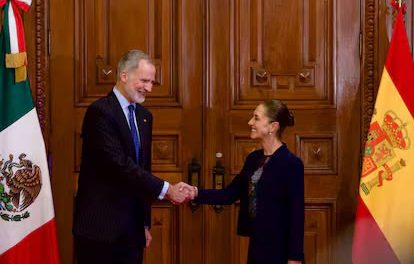 FELIPE VI DESTACA UN FUTURO PRÓSPERO PARA MÉXICO Y ESPAÑA TRAS REUNIÓN CON CLAUDIA SHEINBAUM