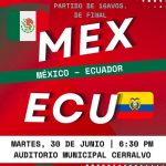 BALTAZAR MARTÍNEZ MONTEMAYOR INVITA A VIVIR EN CERRALVO LA PASIÓN DEL MUNDIAL CON TRANSMISIÓN DEL MÉXICO VS. ECUADOR