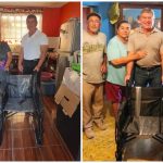 BALTAZAR MARTÍNEZ MONTEMAYOR LLEVA SILLAS DE RUEDAS HASTA LOS HOGARES DE DOS HABITANTES DE CERRALVO