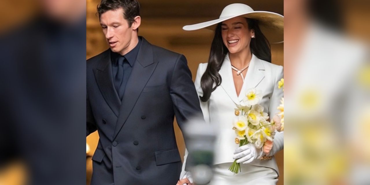 DUA LIPA SELLA SU HISTORIA DE AMOR AL CASARSE CON CALLUM TURNER EN LONDRES
