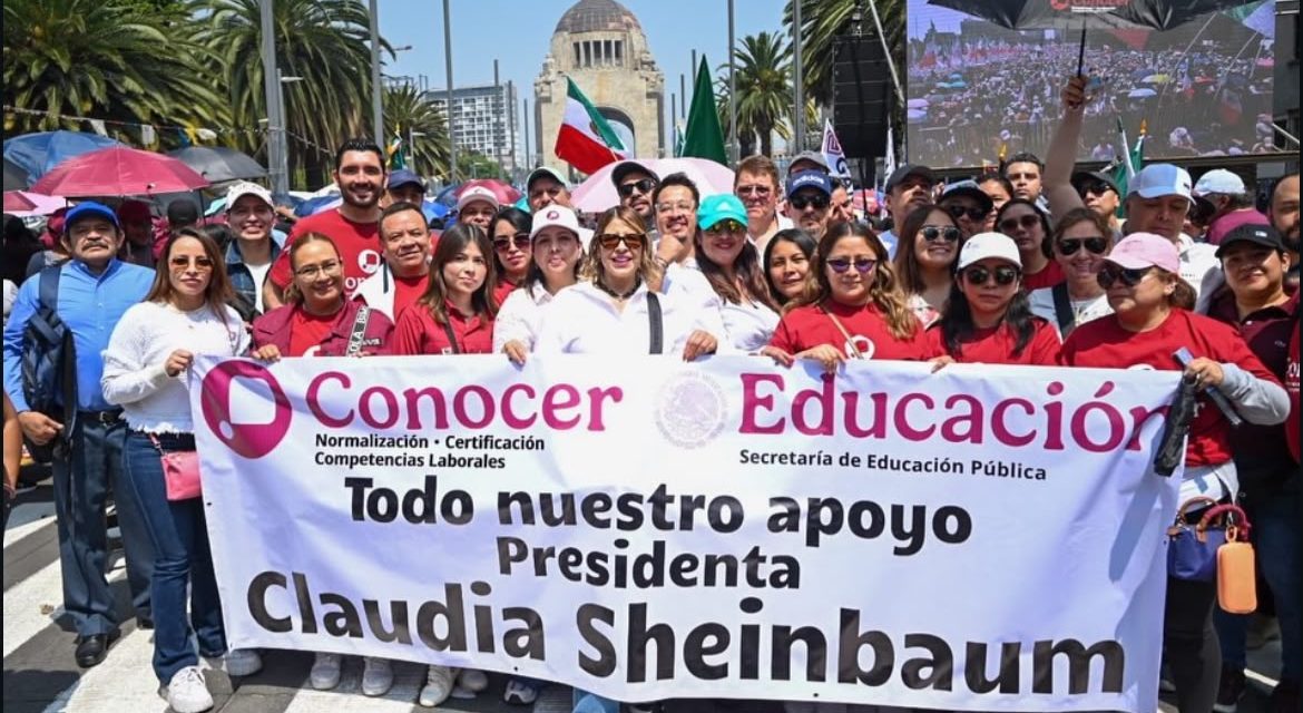 GUILLERMINA ALVARADO PONE A MARCHAR A CONOCER Y ARROPA A SHEINBAUM EN LA CAPITAL