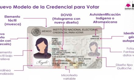 ADIÓS A LA VIEJA INE: PRESENTAN NUEVA CREDENCIAL CON 25 CANDADOS DE SEGURIDAD