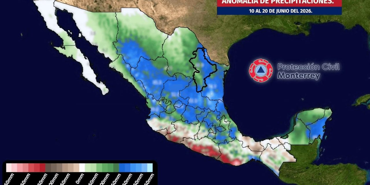 MONTERREY EN ALERTA POR LLUVIAS INTENSAS: PRONOSTICAN TEMPORAL CON PRECIPITACIONES HISTÓRICAS