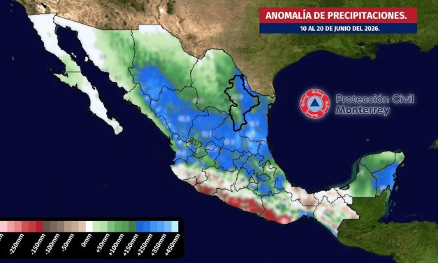 MONTERREY EN ALERTA POR LLUVIAS INTENSAS: PRONOSTICAN TEMPORAL CON PRECIPITACIONES HISTÓRICAS