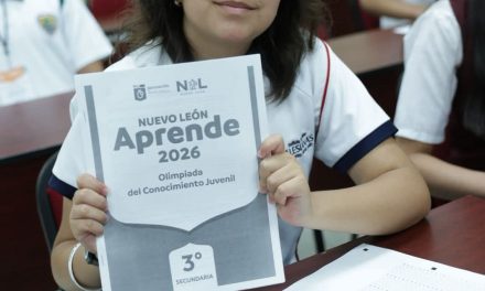 NUEVO LEÓN RECONOCE A LOS MEJORES ESTUDIANTES EN LA OLIMPIADA DEL CONOCIMIENTO JUVENIL 2026