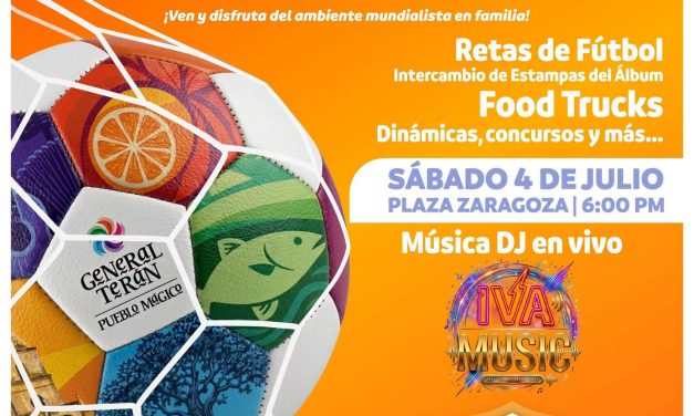 DAVID SÁNCHEZ INVITA A PASAR LA FIESTA MUNDIALISTA EN LA PLAZA ZARAGOZA CON MÚSICA, FÚTBOL Y CONVIVENCIA