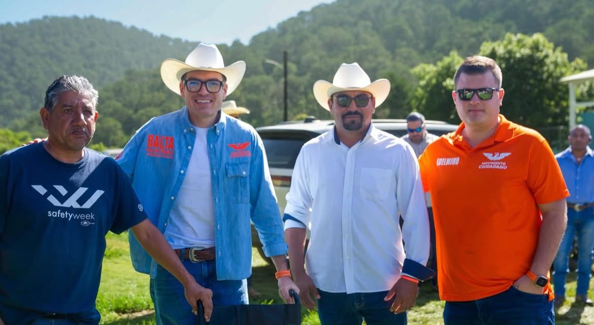 BALTAZAR MARTÍNEZ RÍOS SUMA A EX ALCALDE DE GALEANA A LAS FILAS NARANJAS Y ENTREGA APOYOS EN ESTE MUNICIPIO