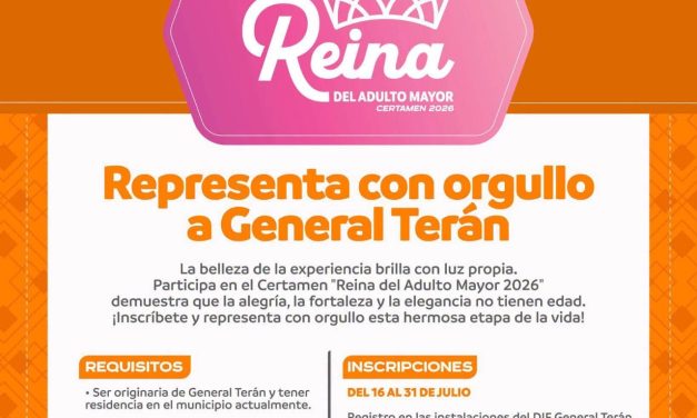 DAVID SÁNCHEZ INVITA A PARTICIPAR EN EL CERTAMEN REINA DEL ADULTO MAYOR 2026 EN GENERAL TERÁN