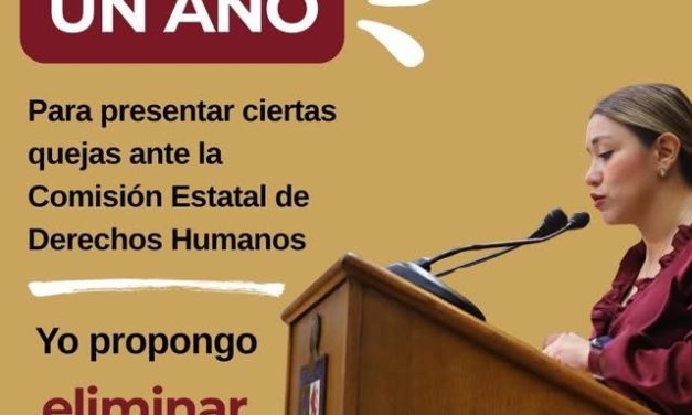 ANYLU BENDICIÓN PROPONE ELIMINAR PLAZO DE UN AÑO PARA DENUNCIAR VIOLACIONES A DERECHOS HUMANOS