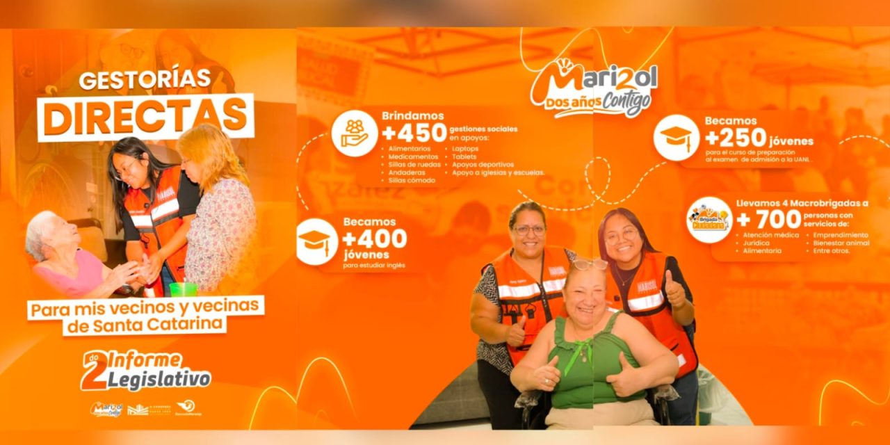 Marisol González: rinde cuentas y va por más