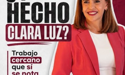 CLARA LUZ FLORES RESALTA EXPERIENCIA Y AVANCES EN SEGURIDAD EN ESCOBEDO