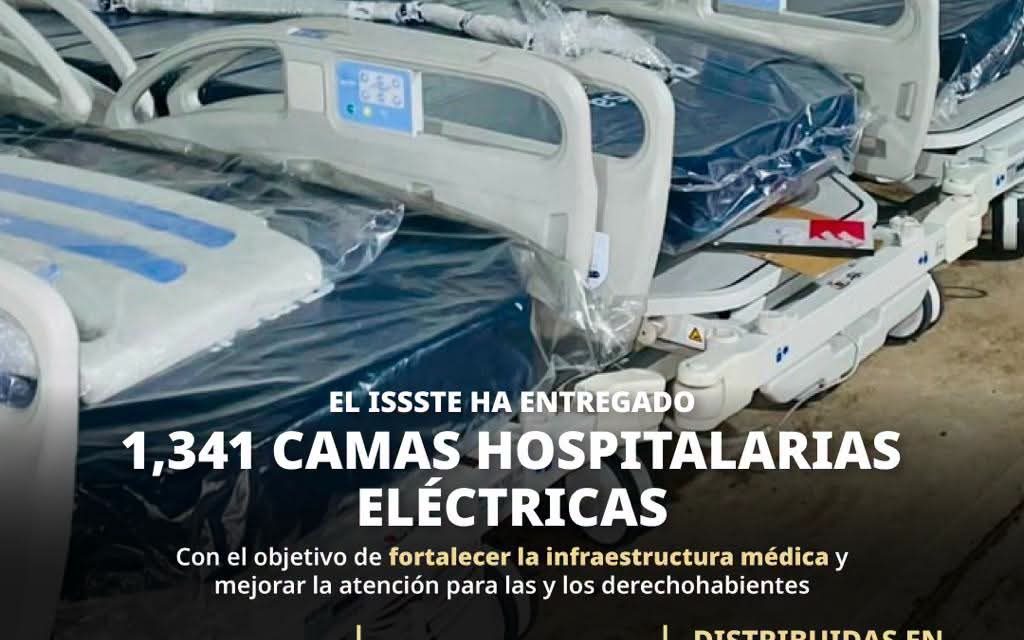 ISSSTE AVANZA EN RENOVACIÓN DE INFRAESTRUCTURA CON ENTREGA DE CAMAS HOSPITALARIAS