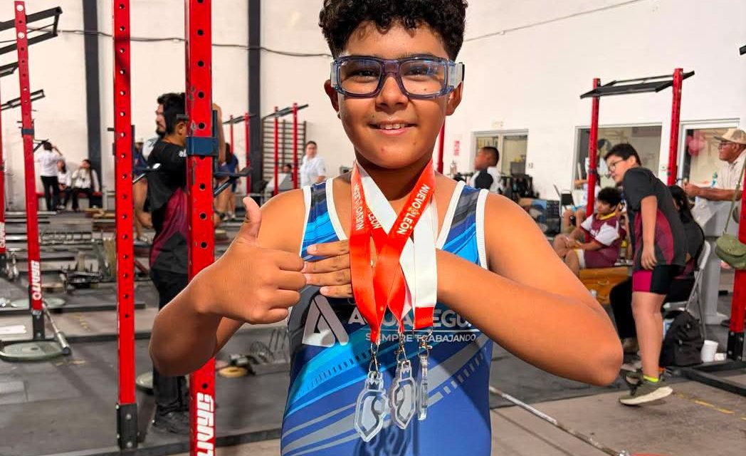ALDO CASTELLANOS RECONOCE A JOVEN DE AGUALEGUAS POR CONQUISTAR TRES MEDALLAS DE PLATA