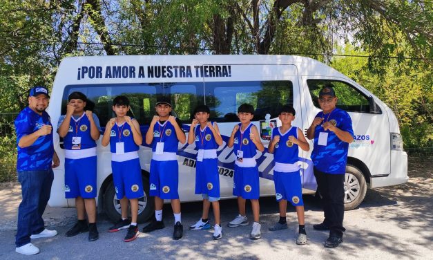 ADRIANA MARTÍNEZ IMPULSA A BOXEADORES DE LAMPAZOS RUMBO A LAS OLIMPIADAS