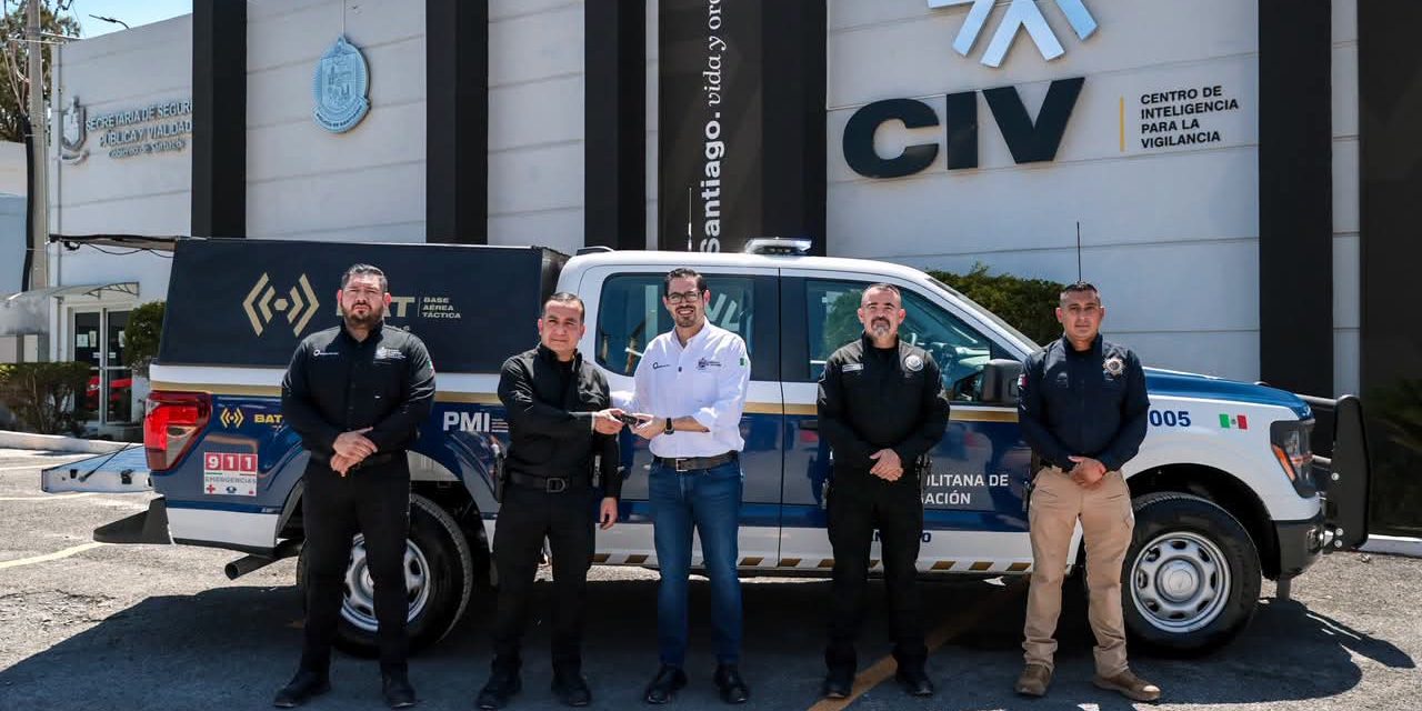 DAVID DE LA PEÑA FORTALECE LA SEGURIDAD EN SANTIAGO CON NUEVA TECNOLOGÍA 🚔✨