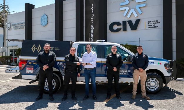 DAVID DE LA PEÑA FORTALECE LA SEGURIDAD EN SANTIAGO CON NUEVA TECNOLOGÍA 🚔✨