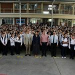 LUIS CAVAZOS ACOMPAÑA A ESTUDIANTES DE ALLENDE EN EL REGRESO A CLASES