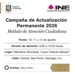 DAVID DE LA PEÑA ACERCA SERVICIOS MUNICIPALES CON CAMPAÑA DE ACTUALIZACIÓN PERMANENTE EN SANTIAGO