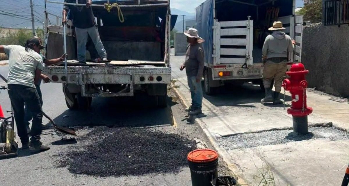 JESÚS NAVA REFUERZA MANTENIMIENTO VIAL CON REPARACIÓN DIARIA DE BACHES