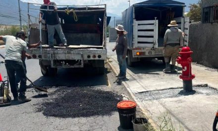JESÚS NAVA REFUERZA MANTENIMIENTO VIAL CON REPARACIÓN DIARIA DE BACHES