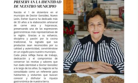 ALEJANDRO GONZÁLEZ RECONOCE A ESTHER GUERRA GUTIÉRREZ COMO PERSONAJE DE LA CULTURA REGIONAL EN DOCTOR GONZÁLEZ