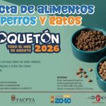 FACPYA EXTIENDE LA INVITACIÓN A PARTICIPAR EN EL CROQUETÓN 2026 PARA APOYAR A PERROS Y GATOS